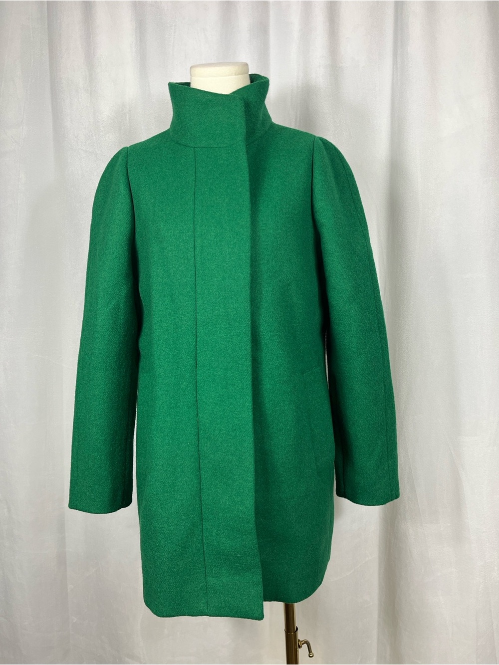 J. Crew Mercantile City Coat in Green. - Picture 3 of 12